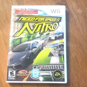Wii game, Need for Speed, Nitro. Used some.